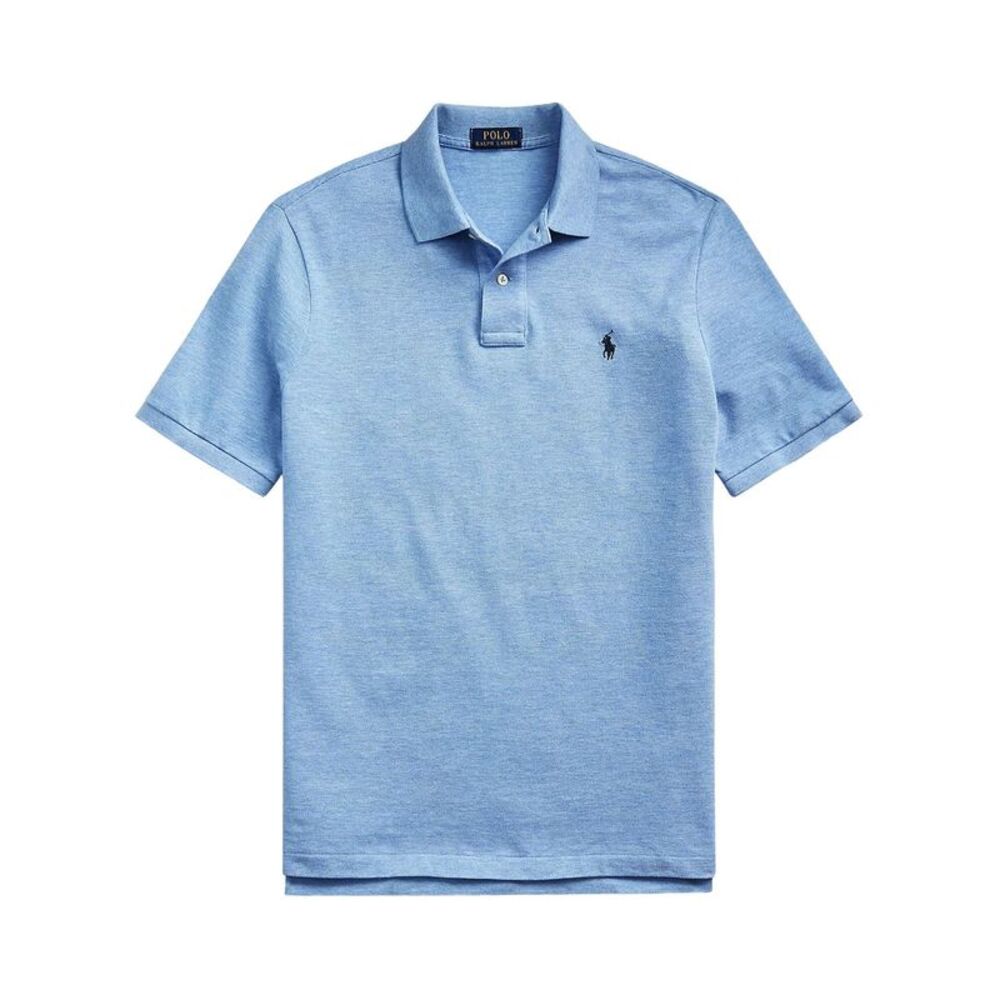 Polo Ralph Lauren Mens Classic The Iconic Mesh Polo Shirt Small Jamaica Heather
